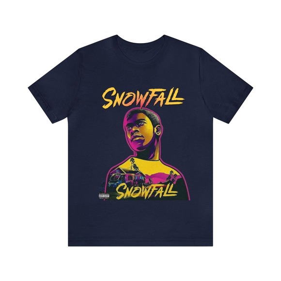 Snow Fall Graphic Tee Unisex Jersey Short Sleeve Tee - Picture 1 of 1